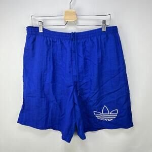 Vintage 90s Adidas Trefoil Shorts XL Swim Board